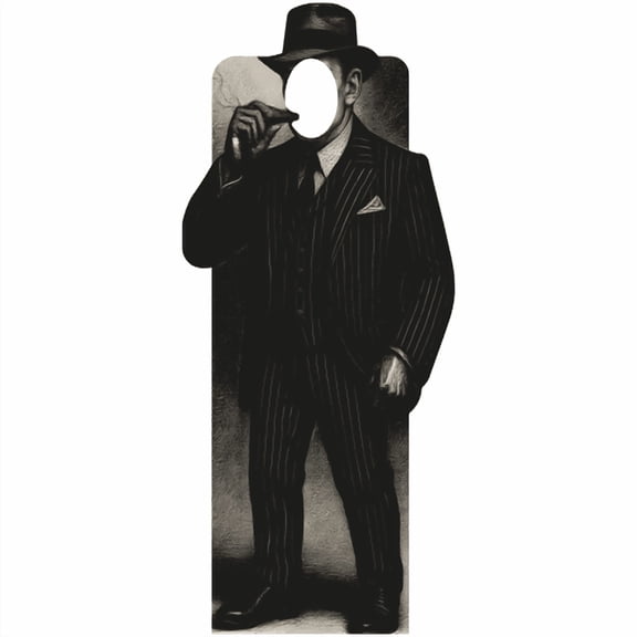 SS11267 1920s 20s Gangster Mobster Cigar New York Harlem Good Fella Stand In Cardboard Cutout Standee Standup