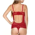 thumbnail image 4 of Mujeres elegante moda lencería sexy encaje gasa ropa interior mono traje Fridja  nalpqowj9944, 4 of 7