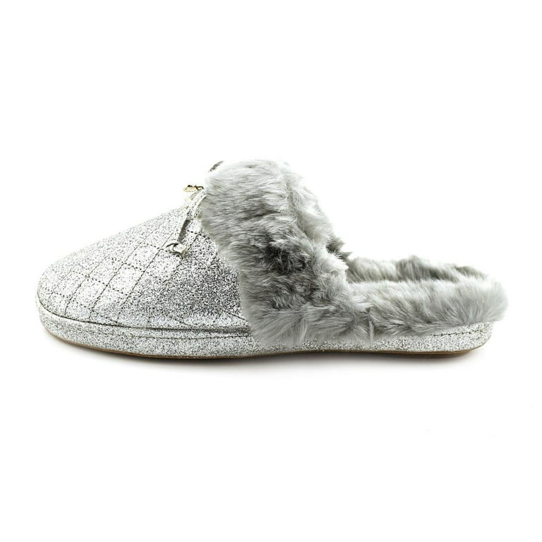 Michael kors slippers silver sales