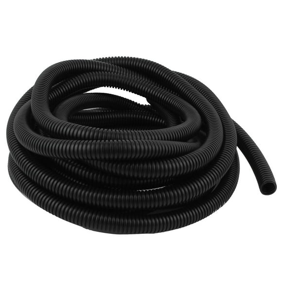 Unique Bargains 20 x 15.5mm Flexible Plastic Corrugated Wire Tubing Cable Conduit Tube Pipe 6.5M