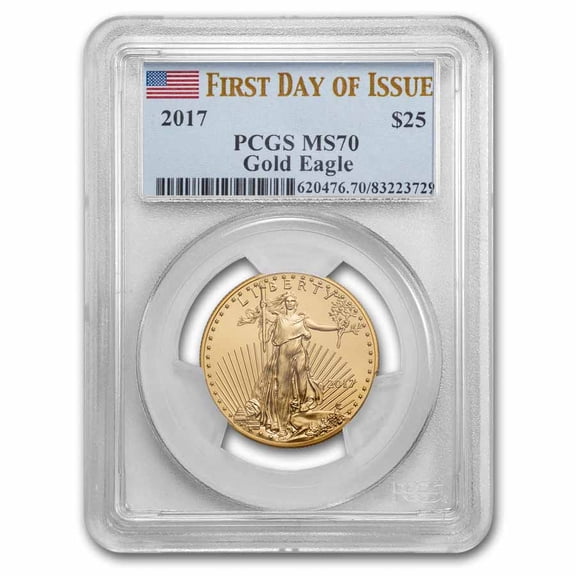 2017 1/2 oz American Gold Eagle MS-70 PCGS (FDI)