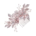 thumbnail image 3 of MasteelfCA Bride Hair Comb Wedding Bridal Hair Accessory Women Rhinestone Flower Headpiece, 3 of 7