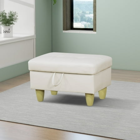 Upholstered Storage Ottoman
