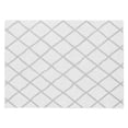 thumbnail image 7 of BELLEZE Parma Diamond Trellis Area Rug Cozy Soft Plush Shag Rug, 8x10 Feet, Ivory White, 7 of 7
