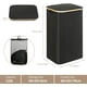 thumbnail image 3 of Laundry Hamper with Lid, 110L Large Laundry Hamper with Handle and Lid, Collapsible Clothes Basket Organizer with Removable Inner Bag for Clothes Toys Towels - Black, 3 of 5
