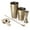 Antique Gold, variant on Barfly 5 Piece Basics Cocktail Set, Stainless Steel