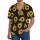 thumbnail image 1 of Fotbe Sunflowers Camisa Estampada de Manga Corta para Hombre, Casual de Verano, Estilo Playero, Sin Arrugas-Small, 1 of 5