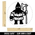 thumbnail image 2 of Medieval Executioner with Axe Gallows Self-Inking Rubber Stamp for Stamping Ink Stamper Crafting Planners - 1 Inch Medium - Pink Ink, 2 of 7