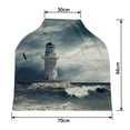 thumbnail image 2 of PKQWTM Lighthouse Sea Under Sky Nursing Cover Baby Breastfeeding Infant Feeding Cover Baby Car Seat Cover, 2 of 2