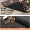 thumbnail image 5 of Pet Feeding Mat-Absorbent Pet Placemat for Food and Water Bowl, with Waterproof Rubber Backing, Quick Dry Water Dispenser Mat for Dog and Cat (16"x24", Brown), 5 of 6