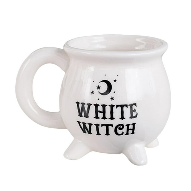 Halloween Coffee Taza 400 ml de bebidas frías o calientes taza de cerámica taza de té brujas tazas para fiestas de regalo de cumpleaños amigos