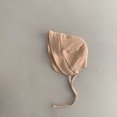 thumbnail image 4 of Xijirk Baby Ruffled Brim Sun Hat Soft Organic Upf 50 Plus with Adjustable Chin Strap Gentle Cozy Headwear for Outdoor Play and Beach Travel,Khaki,6 Months-2 Years, 4 of 4