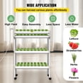 thumbnail image 2 of 3 Layers Hydroponics Growing System 90 Plant Sites PVC-U Pipes Hydroponic Gardening Kit, 2 of 12