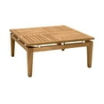 thumbnail image 4 of Arno Outdoor 5 Piece Teak Wood Seating Set in Beige Olefin, 4 of 5