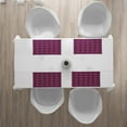 thumbnail image 3 of Ambesonne Orient Place Mats Set of 4, Moroccan Oriental Old, Standard Size, Indigo Red White, 3 of 4
