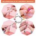 thumbnail image 5 of Kit para hacer pulseras con dijes, suministros para hacer joyas, regalos de unicornio sirena, manualidades para niñas adolescentes, para niñas de 8 a 12 años, 66 piezas, 5 of 5