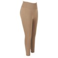 thumbnail image 1 of Leggings de entrenamiento diseño de secado rápido color café grande ANGGREK pantalones de yoga de cintura alta, 1 of 8