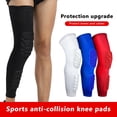 thumbnail image 5 of Knee Calf Padded 1 Pack Leg Thigh Compression Sleeve Sports Protective Gear Shin Brace Support for Football Basketball Volleyball Soccer Baseball Tennis Youth Kids Adult Aosijia, 5 of 9