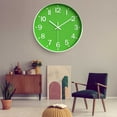 thumbnail image 1 of Modern Silent Wall Clock 12 Inch, Battery Operated Non-Ticking Analog Clock with Minimalist Design for Kitchen, Bedroom, Office, Home, 1 of 6