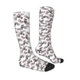 thumbnail image 3 of Picia Women Crew Soft Moisture-wicking Socks Bird Pattern Design Cotton Socks, One Size fit All, 3 of 9