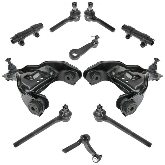 TRQ Steering Suspension Kit Set of 10 Control Arms Idler Pitman Tie Rods 4WD PSA58995 Fits select: 1998-2004 CHEVROLET S TRUCK, 1998-2005 CHEVROLET BLAZER