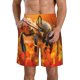 thumbnail image 1 of Fotbe Honeybee On Vibrant Flower Trajes de Baño Estampados para Hombre, Shorts de Verano de Secado Rápido, Ropa de Playa, Bañadores-X-Large, 1 of 6