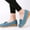 Blue, variant on Latrodar Flat Sandals for Women Pump Sandals Platform Sandals Women Sandals Women Athletic Comfort Stretch Beach Sandals Pull-On Summer Shoes Medium Solid Sandals for Older Women School Gifts for Her