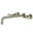 Brushed Nickel, variant on Kingston Brass KS8057KL Whitaker Two-Handle 3-Hole Wall Mount Roman Tub Faucet in Brushed Brass