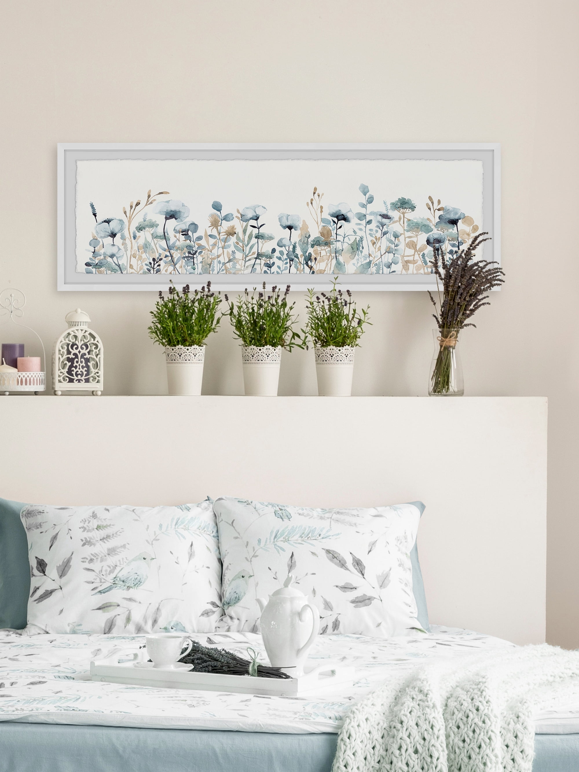 Marmont Hill Panoramic Flowers View Framed Wall Art