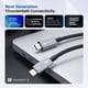 thumbnail image 2 of Cable Thunderbolt 5 Matters, 80 Gbps, 1 m, negro, Intel Cert, 2 of 7