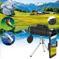 thumbnail image 4 of Telescopio monocular profesional 40x60 con trípode y adaptador para celular - Lente BAK4, zoom óptico HD y brújula integrada para aventuras al aire libre. Incluye bolsa de transporte y accesorios., 4 of 5
