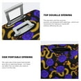 thumbnail image 4 of Travel Luggage Cover Protector - Elegant Snake Golden Flower Purple Anti-Scratch Suitcase Covers Fits 18-32 Inch Luggage, 4 of 5