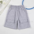 thumbnail image 6 of Zpanxa Boys Athletic Shorts Solid Lightweight Mid-Thigh Length, Running Shorts for Summer Sports, Breathable Fit, 6 of 8