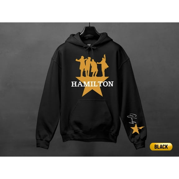 Personalized Hamilton Hoodie, Custom Musical Hamilton Sweatshirt, Adult & Youth, S - 3XL