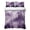 Purple, variant on Twin Quilt Set 68''x86'', Purple Mountain Lightweight Bedspread Coverlet Set with 2 Pillow Shams, Misty Forest Nature Woodland Pine Tree Landscape Breathable All Season Quilt Bedding for Dorm/Bedroom