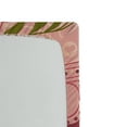 thumbnail image 2 of Ambesonne Ethnic Fitted Sheet, Swirl Leaf Lines Bohem, Twin Size, Olive Green Dried Rose, 2 of 2
