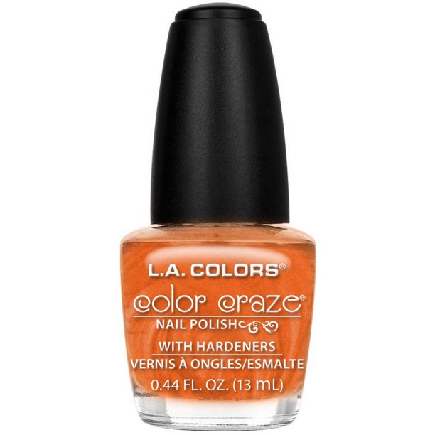 L.A. COLORS Color Craze Nail Polish, Orange Crush, 0.44 fl oz Walmart
