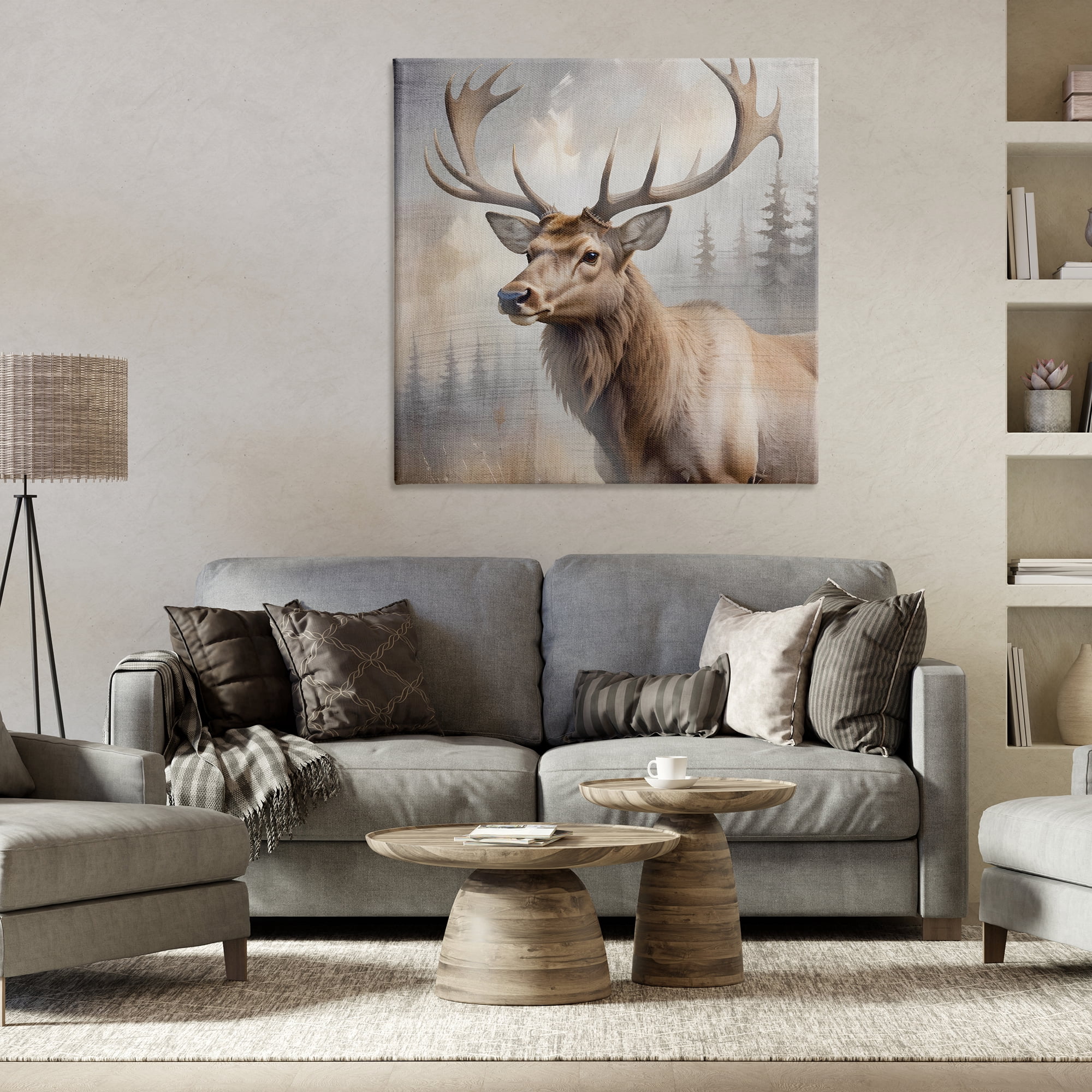 Stupell Industries Graceful Forest Stag Canvas Wall Art, design by Susan Arnot
