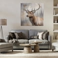 thumbnail image 3 of Stupell Industries Farmhouse Graceful Forest Stag Canvas Art, 36 x 36, by Susan Arnot, 3 of 8