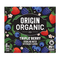 thumbnail image 1 of Origin Organic, Flavoured Sparkling Water, Triple Berry 6x355ml, 1 of 2