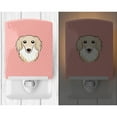 thumbnail image 2 of Caroline's Treasures BB1212CNL Checkerboard Pink Longhair Creme Dachshund Ceramic Night Light, 6x4x3", multicolor, 2 of 2