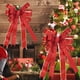 thumbnail image 4 of Adorno Navideño de Lazo | Colgante Rojo para Árbol de Navidad | Lazo Reutilizable con Marco de Acero Resistente a La Decoloración para Envolver Regalos | Decoración Navideña para Interiores y Exterio, 4 of 6