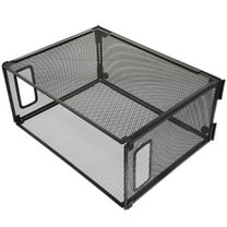 File Container Desk Rack Paper Holder Organizers Office Black