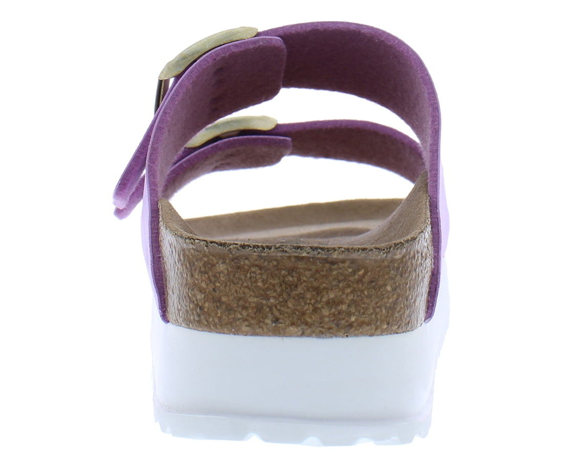 Birkenstock Arizona Papillio Flex Platform Narrow Unisex Shoes Size 3, Color: Crocus