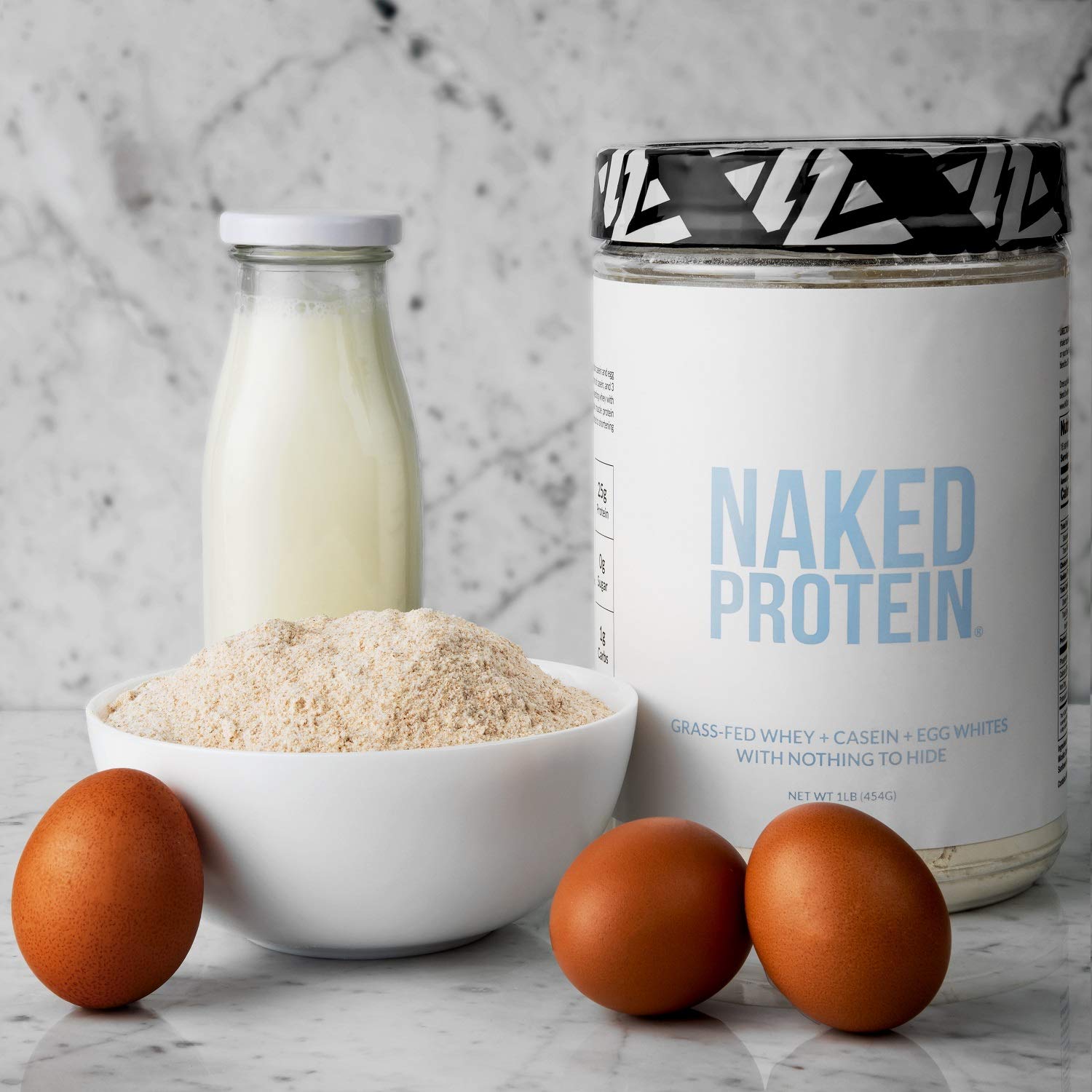 Naked Protein Powder Blend - Egg, Whey and Casein Protein Blend - image 6 of 7