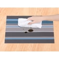 thumbnail image 3 of REGALWOVEN Morden Placemats Set of 6 Placemats for Dining Table Decor Indoor Outdoor Washable Kitchen Table Mat Wipe Clean Blue 18*12in, 3 of 7