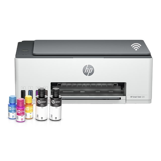 Multifuncional HP Smart Tank 520 1F3W2A tinta Continua Color