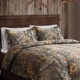 thumbnail image 2 of Realtree Xtra Camo Full Comforter Set 3 Piece Polycotton Rustic Farmhouse Bedding with 2 Pillow Shams – Hunting Cabin Lodge Bed Set Perfect for Camouflage Bedroom - (80"x90"), 2 of 7