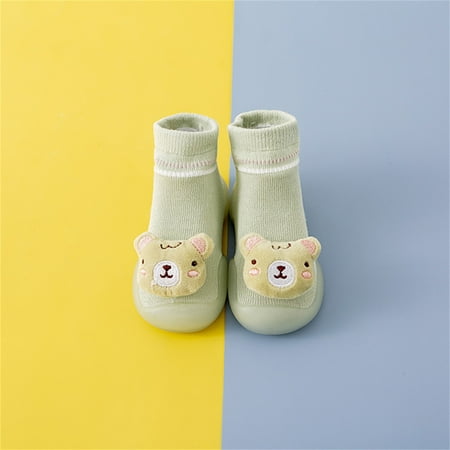 

ãYilirongyummã Baby Shoes Toddler Kids Baby Boys Girls Shoes First Walkers Cute Cartoon Antislip Socks Shoes Prewalker Sneaker