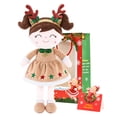 thumbnail image 1 of Muñeca de peluche Gloveleya, 41 cm, diseño de reno navideño, juguete para niña, 1 of 9